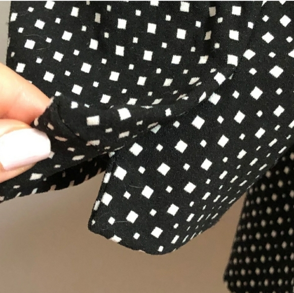 Lane Bryant Black & White Polka Dot Blazer, 26 - Picture 5 of 11